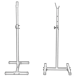 Stojaki regulowane pod sztangę Thor ST12